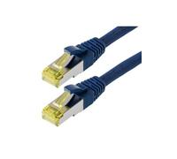 Patchcable s ftp (pimf) cat 6a bleue 20m - patchcable avec schmalem knickschutz helos 118085
