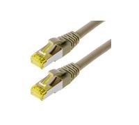 Patchcable s ftp (pimf) cat 6a gris 15m - patchcable avec schmalem knickschutz helos 118072