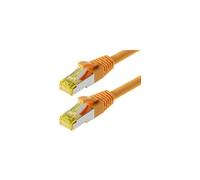 Patchcable s ftp (pimf), cat 6a, jaune, 30 m - patchcable avec schmalem knickschutz helos 118109