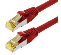 Patchcable s ftp (pimf) cat 6a rouge 2m - patchcable avec schmalem knickschutz helos 118091