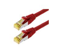 Patchcâble S/FTP (PIMF) CAT 6a rouge 30m