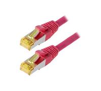 Patchcable s ftp (pimf), cat 6a, violett,30m - patchcable avec schmalem knickschutz helos 118140
