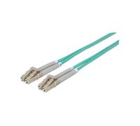 Patchcord INTELLINET LC/UPC-LC/UPC Duplex Multi Mode OM3 10 m aqua | 750097