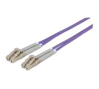 Patchcord INTELLINET LC/UPC-LC/UPC Duplex Multi Mode OM4 1 m Pourpre | 750875