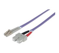 Patchcord INTELLINET SC/UPC-LC/UPC Duplex Multi Mode OM4 2 m Pourpre | 750929