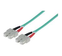 Patchcord INTELLINET SC/UPC-SC/UPC Duplex Multi Mode OM3 2 m aqua | 750837
