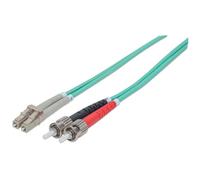 Patchcord INTELLINET ST/UPC-LC/UPC Duplex Multi Mode OM3 1 m aqua | 751117