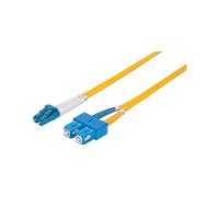 Patchcord Techly SC/UPC-LC/UPC Duplex Single Mode OS2 1 m Jaune | ILWL D9-SCLC-010