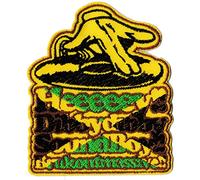 Patche DJ Ragga Reggae patch écusson thermocollant rasta sound system