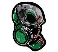 Patche dorsal Tête de mort Gaz backpatche patch grande taille thermocollant Alien