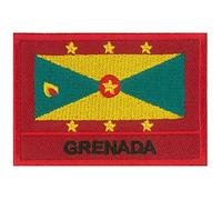 Patche Drapeau Grenade Île Antilles Écusson Brodé A Coudre Pays Monde