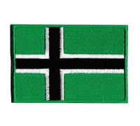 Patche Drapeau Vinland Écusson Brodé Territoire Viking A Coudre