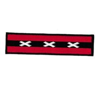 Patche écusson Amsterdam bande patch thermocollant ville Pays Bas souvenir