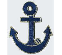 Patche écusson ancre marine patch marin brodé thermocollant