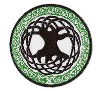 Patche écusson Arbre de vie symbole celte patch brodé thermocollant