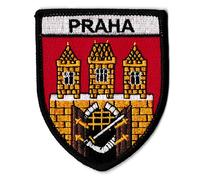Patche Écusson Blason Prague Patch Brodé Armoiries Praha Tchéquie Thermocollant