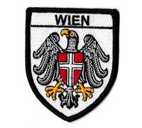 Patche Écusson Blason Vienne Patch Brodé Wien Autriche Ville Thermocollant
