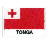 Patche Écusson Drapeau Tonga Patch Brodé Iles Pacifique A Coudre