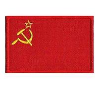 Patche Écusson Drapeau URSS CCCP Union Soviétique Patch Brodé Thermocollant