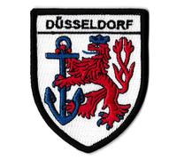 Patche Écusson Düsseldorf Patch Brodé Ville Allemagne Blason Thermocollant
