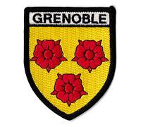Patche Écusson Grenoble Patch Blason Armoiries Thermocollant Logo Ville
