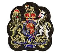 Patche écusson justice Britannique blason patch thermocollant armoirie symbole logo
