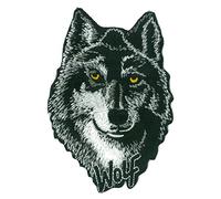 Patche écusson loup wolf patch brodé thermocollant applique