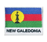 Patche Écusson Nouvelle Calédonie Drapeau Calédonien Océanie Patch Brodé Thermocollant
