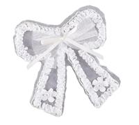 Patches Brodées À Bowknot Coudre Sur Des Applications Décoratives Appliques Dentelle Pour Les Épingles De Coupe De Cheveux Décoration Dentelle Couture Sur Des Applications Décoratives À Bowknot