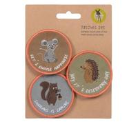 Patches Cartable - LASSIG - Set 3 pièces - Multicolore - Pour Enfants - Mixte