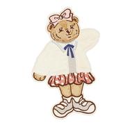 Patches de broderie pour vêtements, patchs de vêtements, Appliques d'ours de réparation de veste, Applique décorative pour les, les vestes, la robe, le jean, le chapeau, les sacs à dos, les