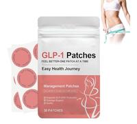 Patches de perte de poids GLP-1, patch GLP-1 en apesanteur, patchs GLP1 Support de forme saine, patch d'ingrédients naturels, en toute sécurité pour toucher la peau (30 Pieces)