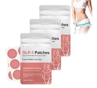 Patches de perte de poids GLP-1, patch GLP-1 en apesanteur, patchs GLP1 Support de forme saine, patch d'ingrédients naturels, en toute sécurité pour toucher la peau (90Pieces)