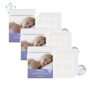 Patches de resserrement du visage, de ruban soulevant du visage invisible, plaques de lignes de sourcils, patchs de lignes de front, adhésif naturel et adapté à la peau, Prise de longue (3pcs)