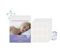 Patches de resserrement du visage, plaques de lignes de sourcils, visage de soulèvement du visage invisible, adhésif naturel et adapté à la peau, lisse les lignes fronçant les sourcils (1box)