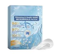 Patches MicroTheedle - 4 autocollants Pack Sticker Traitement pour les effets apaisants, hydratants et anti-âge avec légère et facile à utiliser, soins du corps pour la gestion du poids, la pleine con