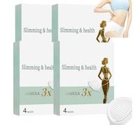 Patches Perte de Poids Patch Like Minceur Body Wraps pour l'estomac Massage Doux et apaisant Soin du Corps Soin Corps Massage Doux Apaisant à l'Extrait de Gingembre (4 pièces)