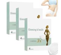 Patches Perte de Poids Patch Like Minceur Body Wraps pour l'estomac Massage Doux et apaisant Soin du Corps Soin Corps Massage Doux Apaisant à l'Extrait de Gingembre (3 Pièces)
