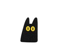 Patches pour vêtements Écusson brodé Chat Noir Mignon - Autocollant en tissu for téléphone, carnet, iPad(41 * 28mm)