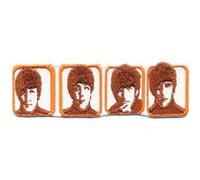 Patches Woodbrass Club PATCH BEATLES MOTIF: HEADS - 10,5 CM X 3 CM G