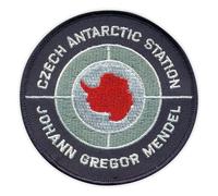 Patchion Écusson brodé Mendel de la station antarctique tchèque à coudre