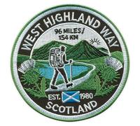 Patchion WEST HIGHLAND WAY - Écosse - À Repasser/Thermocollant - Patch/Insigne/Emblème Brodé