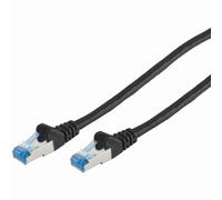 Patchkabel CAT6a RJ45 S/FTP 0,5m black