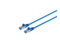 Patchkabel CAT6a RJ45 S/FTP 1m Blue