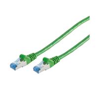 Patchkabel CAT6a RJ45 S/FTP 1m green