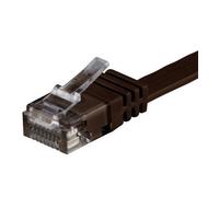 Patchkabel FLAT CAT6 20m DUNKELBRAUN