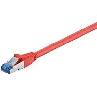 Patchkabel S/FTP, PiMF, CAT.6A ISO IEC, rot, 0,5 m