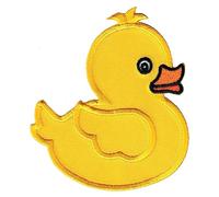 PatchMommy Écusson canard thermocollant enfant - patch brodé lavable 9 x 8.25 cm - à coudre ou à repasser pour vestes & sacs à dos