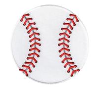 PatchMommy Patch Écusson Brodé Thermocollant en Forme de Balle de Baseball Softball Sport - Pièce Brodée à Coudre ou Coller au fer à Repasser pour Enfant et Bébé