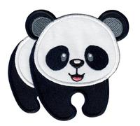 PatchMommy Patch Écusson Brodé Thermocollant en Forme de Panda Ours - Pièce Brodée à Coudre ou Coller au fer à Repasser pour Enfant et Bébé